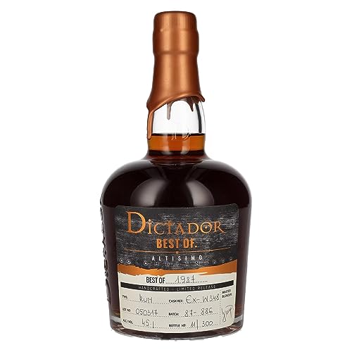 Dictador BEST OF 1987 ALTISIMO Colombian Rum Limited Release (1 x 0.7 l) von Dictador