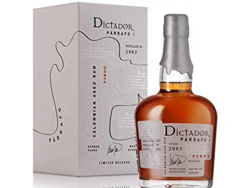 Dictador PÁRRAFO I 19 Years Old PARDO Vintage 2003 40% Vol. 0,7l in Geschenkbox von Dictador