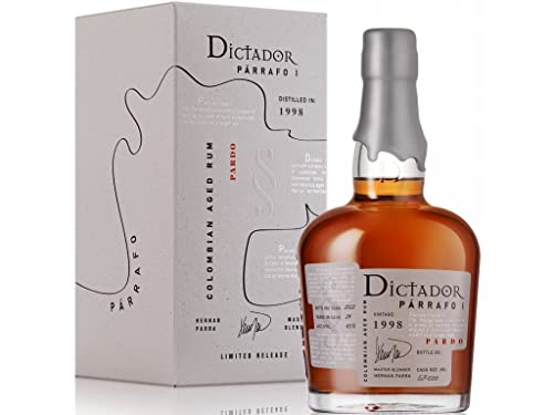 Dictador PÁRRAFO I 24 Years Old PARDO Vintage 1998 43% Vol. 0,7l in Geschenkbox Dictador PÁRRAFO I 24 Years Old PARDO Vintage 1998 43% Vol. 0,7l in Geschenkbox von Dictador