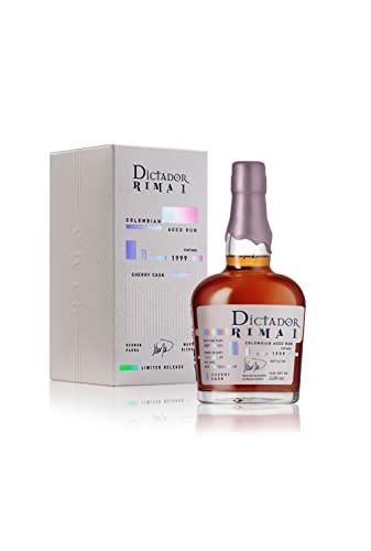 Dictador RIMA 1 23 Years Old SHERRY Cask Vintage 1999 45% Vol. 0,7l in Geschenkbox Dictador RIMA 1 23 Years Old SHERRY Cask Vintage 1999 45% Vol. 0,7l in Geschenkbox von Dictador