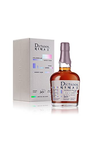 Dictador RIMA 1 23 Years Old SHERRY Cask Vintage 1999 45% Vol. 0,7l in Geschenkbox von Dictador