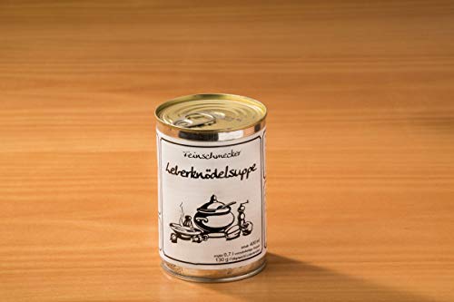 Leberknödelsuppe 400g | Herzhafter Suppengenuss nach traditioneller Art | Perfekt als Vorspeise oder Hauptgericht | Fein abgeschmeckt & wohltuend | Authentische deutsche Suppenspezialität Leberknödelsuppe 400g | Herzhafter Suppengenuss nach traditioneller Art | Perfekt als Vorspeise oder Hauptgericht | Fein abgeschmeckt & wohltuend | Authentische deutsche Suppenspezialität von Die Ammerländer Schinkendiele