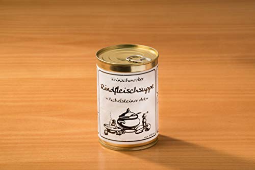 Rindfleischsuppe -Pichelsteiner Art- 400g | Herzhaftes Eintopf-Erlebnis | Traditionelle Zubereitung für vollen Geschmack | Ideal für kalte Tage & gemütliche Abende | Authentische Suppenspezialität Rindfleischsuppe -Pichelsteiner Art- 400g | Herzhaftes Eintopf-Erlebnis | Traditionelle Zubereitung für vollen Geschmack | Ideal für kalte Tage & gemütliche Abende | Authentische Suppenspezialität von Die Ammerländer Schinkendiele