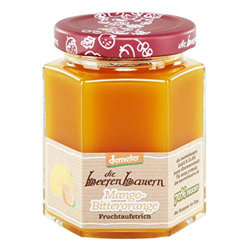 Die Beerenbauern Bio Mango-Bitterorange Fruchtaufstrich (2 x 200 gr) von Die Beerenbauern