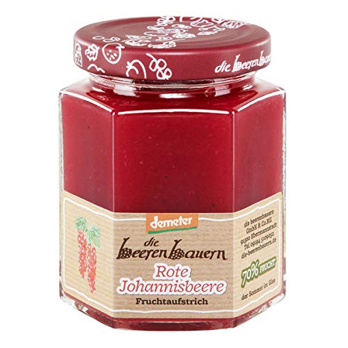 Die Beerenbauern Bio Rote Johannisbeere Fruchtaufstrich (2 x 200 gr) von Die Beerenbauern