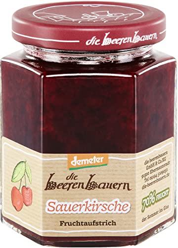 Die Beerenbauern Bio Sauerkirsche Fruchtaufstrich (2 x 200 gr) von Die Beerenbauern