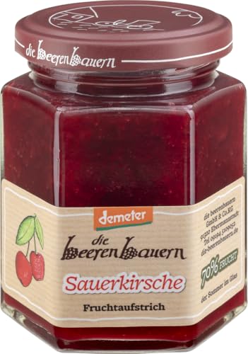 Die Beerenbauern Bio Sauerkirsche Fruchtaufstrich (2 x 200 gr) von Die Beerenbauern