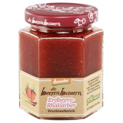 Erdbeer-Rhabarber-Fruchtaufstrich Erdbeer-Rhabarber-Fruchtaufstrich von Die Beerenbauern