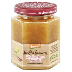 Rhabarber-Vanille-Fruchtaufstrich Rhabarber-Vanille-Fruchtaufstrich von Die Beerenbauern