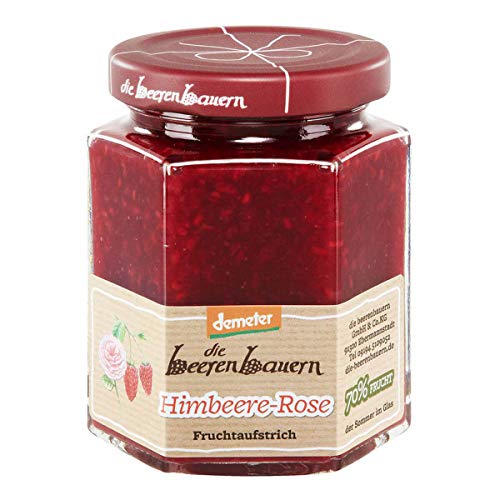 die beerenbauern - Himbeere-Rose Fruchtaufstrich - 200 g - 6er Pack die beerenbauern - Himbeere-Rose Fruchtaufstrich - 200 g - 6er Pack von Die Beerenbauern