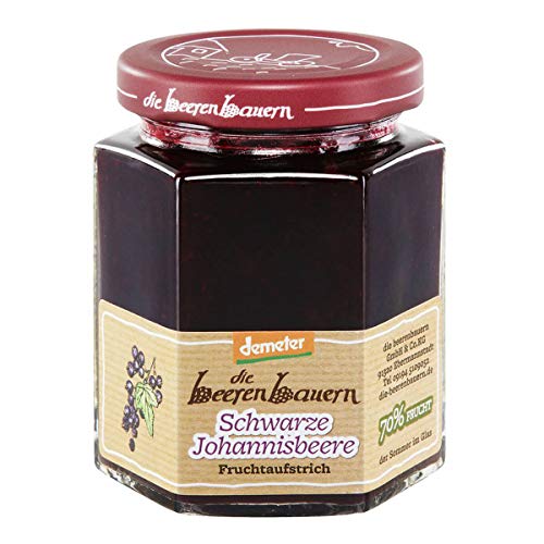 die beerenbauern - Schwarze Johannisbeere Fruchtaufstrich - 200 g - 6er Pack die beerenbauern - Schwarze Johannisbeere Fruchtaufstrich - 200 g - 6er Pack von Die Beerenbauern