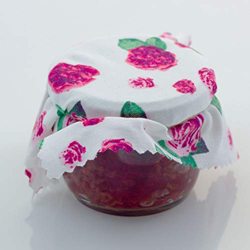 Rosen-Apfel-Chutney | fruchtig blumiges Chutney mit echten Rosenblütenblättern | handgemachter Dip zum Grillen und für die Brotzeit 120g von Die Delikatessen Manufaktur Bergler-Fischer