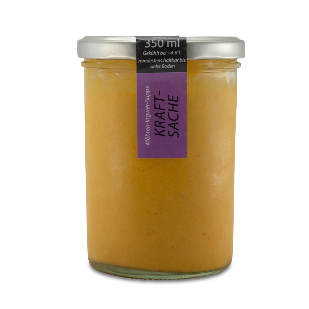 Möhren-Ingwer-Suppe Möhren-Ingwer-Suppe von Die Einmacherei