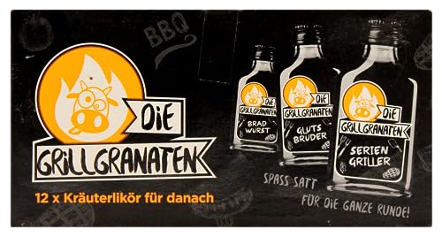 Die Grillgranaten Kräuterlikör 30% vol. 12 à 0,02l von in-Spirit