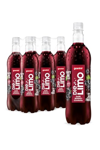 Die Limo von granini Dark Berries-Guarana (6x 1l), natürlich erfrischend, ohne Süßungsmittel und Konservierungsstoffe, mit Geschmack aus echten Früchten, mit Koffein natürlichen Ursprungs, vegan von Die Limo von granini