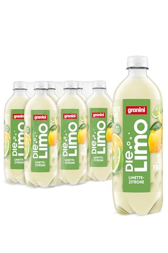 Die Limo von granini Limette-Zitrone (6 x 0,5L), natürlich erfrischend, mit Geschmack aus echten Früchten, ohne Süßungsmittel und Konservierungsstoffe, vegan von Die Limo von granini