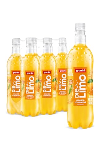 Die Limo von granini Orange-Lemongras (6x 1l), natürlich erfrischend, mit Geschmack aus echten Früchten, ohne Süßungsmittel und Konservierungsstoffe, vegan von Die Limo von granini