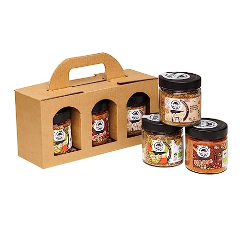 DIE ÖLFREUNDE Gewürztripple I Geschenkset mit 3 verschiedenen Gewürzen | ohne Rieselhilfe naturbelassen | Deutsches Rauchsalz BBQ Gewürz Bruschetta Gewürz | Geschenk für Männer und Frauen DIE ÖLFREUNDE Gewürztripple I Geschenkset mit 3 verschiedenen Gewürzen | ohne Rieselhilfe naturbelassen | Deutsches Rauchsalz BBQ Gewürz Bruschetta Gewürz | Geschenk für Männer und Frauen von Die Ölfreunde