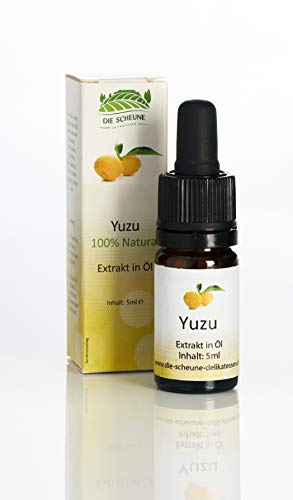 Die Scheune GmbH - Yuzu Aroma 100% natürlich (5ml) zuckerfrei entspricht 18 Yuzuschalen | Yuzu Saft, Yuzusaft, Yuzu Kosho, Yuzu Pulver, Yuzu juice, Yuzu oil, Extrackt, Extrackt backen, Extrackte, Konzentrat, Konzentrat liquid, von Die Scheune Delikatessen