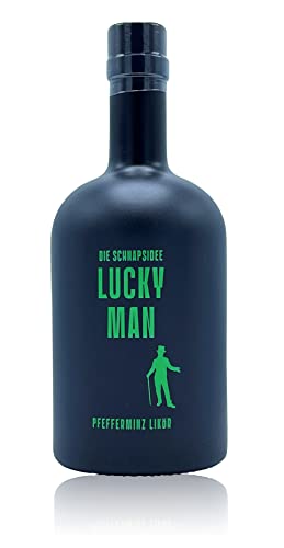 Die Schnapsidee Lucky Man - Pfefferminz Likör 0,5l von Die Schnapsidee