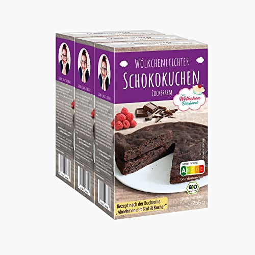 3x "Schokokuchen" Bio-Backmischung - Die Wölkchenbäckerei - Nutriscore A von Die Wölkchenbäckerei