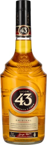 Licor 43 Original (1x1,0l) 31% vol., Aromen von Vanille, mediterranen Zitrusfrüchten und aromatischen Gewürzen, trinke ihn pur, auf Eis, mit Milch, mit Espresso oder als fruchtigen Longdrink von COMOYA