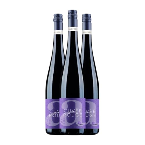 Diehl Cuvée Rotwein Rheingau 75 cl Sin Alcohol Rotwein (Karton mit 3 Flaschen von 75 cl) von Diehl-Wein GmbH