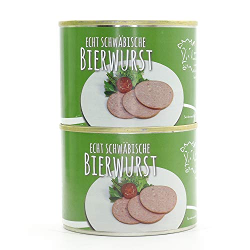 2 X Konserve 200g Diem Bayerische Bierwurst, Göttinger, Blasenwurst, Kochsalami, Tiroler, Krakauer, Jagdwurst (süddeutsche Art), Celler Gekochte, Bierkugel - lange Haltbarkeit von Diem