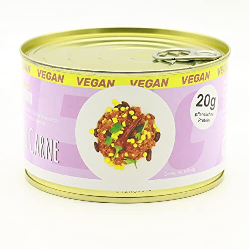 Chili Sin Carne – Veganes Chili mit Zuckermais, Kidneybohnen und Linsen in würzig, pikanter Soße 400g / Konserve langes Mhd Diem Feinkost VEGAN VEGETARISCH von Diem