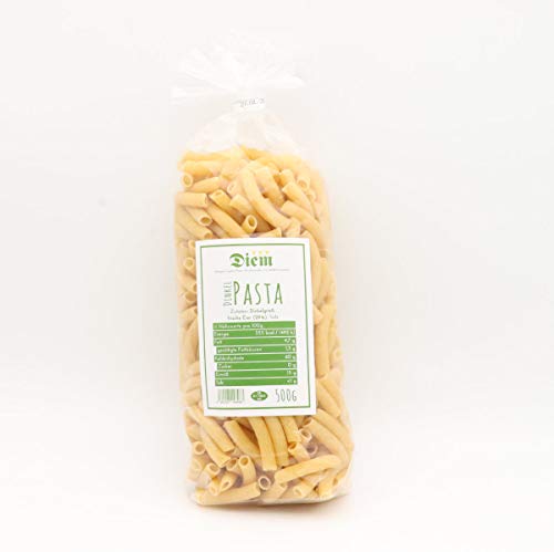 DIEM DINKEL PASTA - HAUSGEMACHTE EIERNUDELN MIT DINKELMEHL - 500G - MAKKERONI EXTRA BREIT von Diem