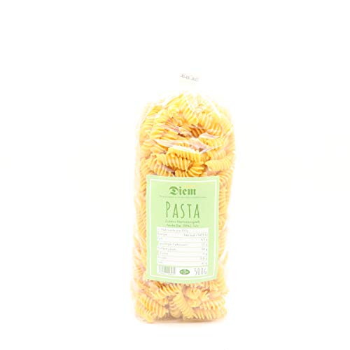 DIEM PASTA - HAUSGEMACHTE EIERNUDELN MIT HARTWEIZENGRIESS - 500G - SPIRELLI ( 8,70 € / Kg) von Diem