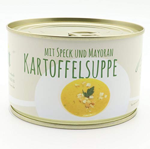 Diem Kartoffelsuppe mit Speck und Majoran - in der Konserve 400g mit Sahne - Langes MhD - Gourmetsuppe von Diem