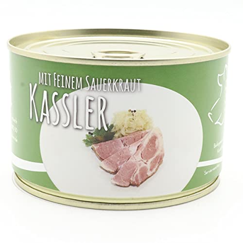 Diem - Kassler/Kasseler mit Sauerkraut/Pökelbraten mit Kraut/Krautfleisch/Dose - 400g von Diem