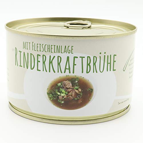 Diem Rinderkraftbrühe mit Fleischeinwage Suppe Dose 400g - Konserve - Feinkost von Diem