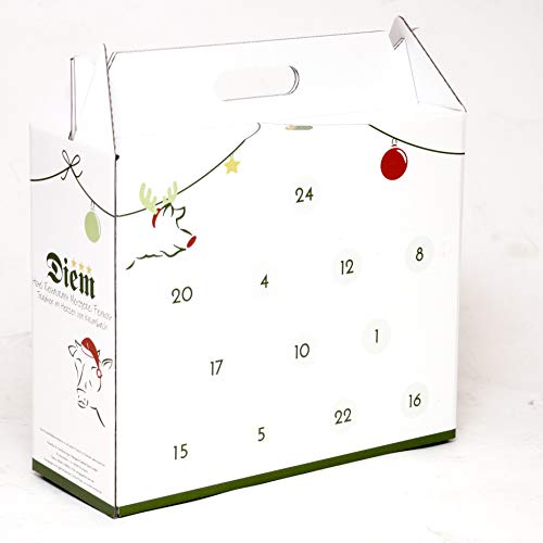 Feinkost Adventskalender Diem - 24 Feinkost Konserven, Marmeladen, Wurst, Suppen und Gewürze 6640g / 18,06€ / Kg Feinkost Adventskalender Diem - 24 Feinkost Konserven, Marmeladen, Wurst, Suppen und Gewürze 6640g / 18,06€ / Kg von Diem