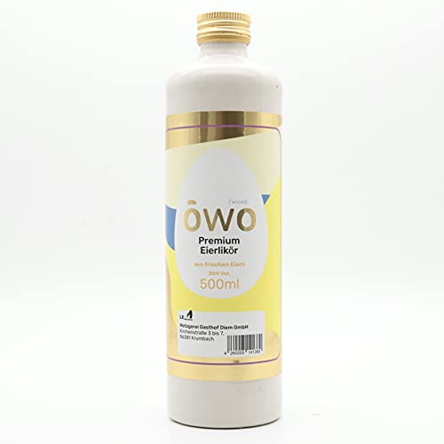 ŌWO - ÖWO PREMIUM EIERLIKÖR 500ML 20%. VOL - Diem - Ginseblümchen von Diem