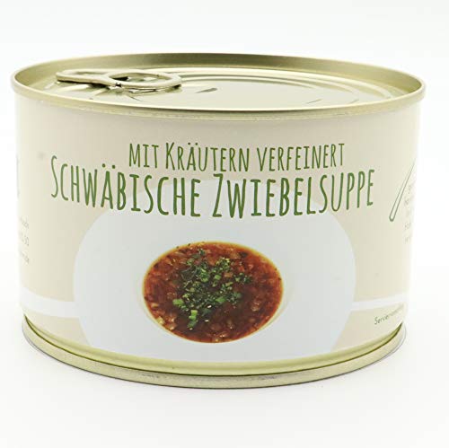 Schwäbische Zwiebelsuppe mit Kräutern verfeinert von Diem