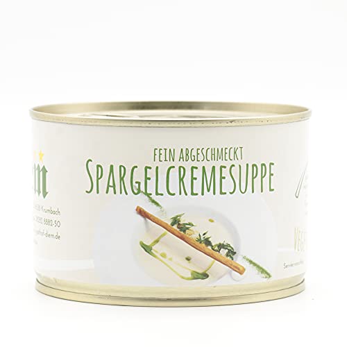 Spargelcremesuppe - Spargelsuppe, fein abgeschmeckt - 400g Konserve - Diem - lange Haltbar von Diem