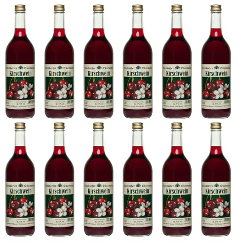 12 x Diesdorfer Kirschwein, 11% vol, 0,75 L Glasflaschen (12 x 0,75 l) von Diesdorfer