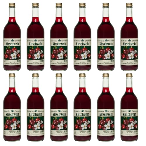 12 x Diesdorfer Kirschwein, 11% vol, 0,75 L Glasflaschen (12 x 0,75 l) von Diesdorfer