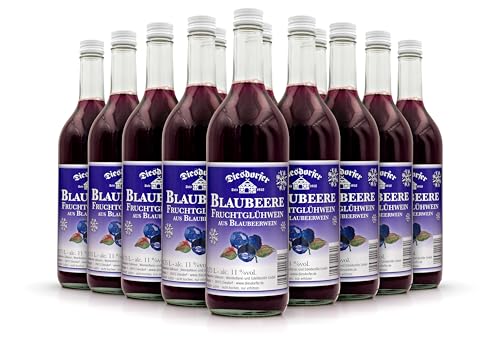 Diesdorfer Blaubeer Glühwein 11%vol. (12 x 0,75 L) von Diesdorfer