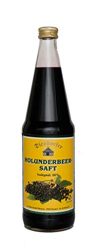 Diesdorfer Holunderbeersaft 0,7 L Direktsaft (6 x 0,7 L) von Diesdorfer