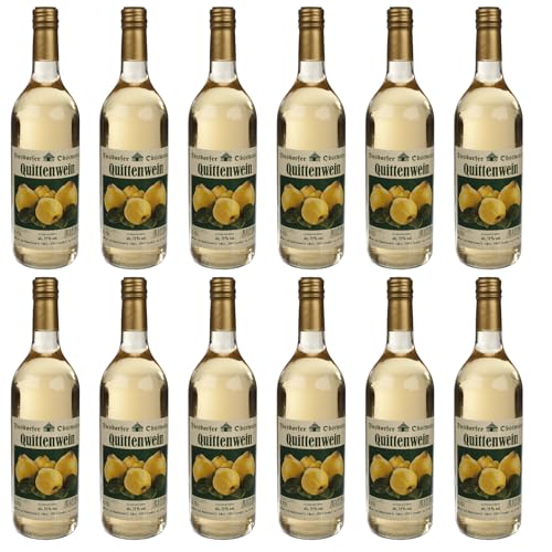 12 x Diesdorfer Quittenwein, 11% vol., 0,75 L Glasflaschen (12 x 0,75 L) von Diesdorfer