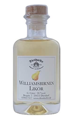 Diesdorfer Williams Christ Birnenlikör 20%vol. 100 mL Glasflasche von Diesdorfer