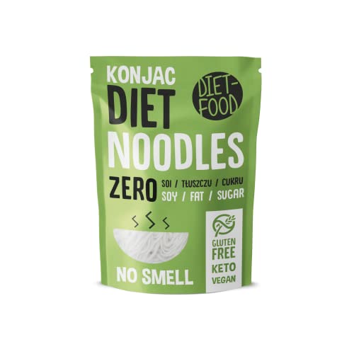 Diet-Food Shirataki Nudeln | Low Carb Konjak Nudel | 200 Gramm Kalorienarme Vegane Lebensmittel, Fettfrei,Sojafrei,Glutenfreie,Wasserlöslich Diätnudeln Diet-Food Shirataki Nudeln | Low Carb Konjak Nudel | 200 Gramm Kalorienarme Vegane Lebensmittel, Fettfrei,Sojafrei,Glutenfreie,Wasserlöslich Diätnudeln von Diet-Food