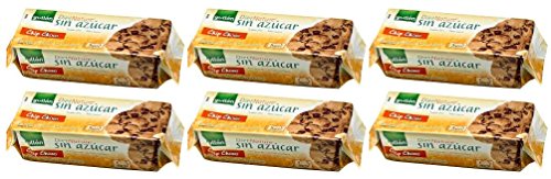 Gullon Choc Chip Kekse Ohne Zuckerzusatz 125 gr. - [Pack 6] von Diet Nature