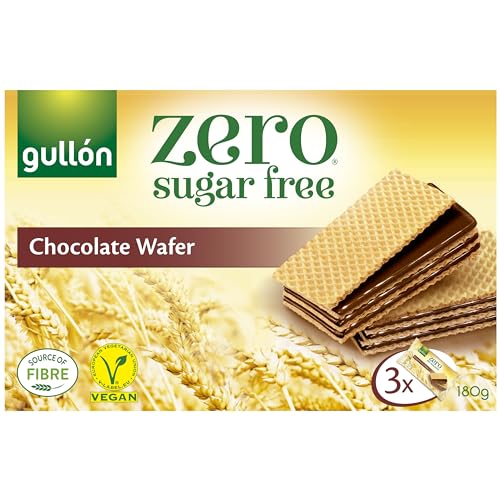 Gullon Zuckerfrei Schokolade Creme Obladen 180 gm von Gullon