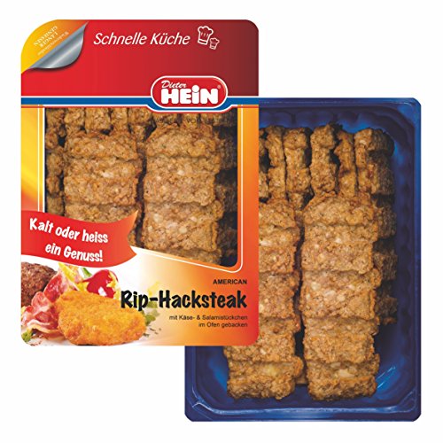 AMERICAN RIP-HACKSTEAK DER AMERIKANISCHE GAUMENSCHMAUS MIT KÄSE & SALAMISTÜCKEN 10 X 120G AMERICAN RIP-HACKSTEAK DER AMERIKANISCHE GAUMENSCHMAUS MIT KÄSE & SALAMISTÜCKEN 10 X 120G von Dieter Hein