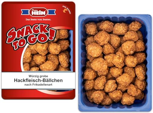 Mini-Frikadellen "Oma Hein" 60x20g im Frischepack - Hackfleischbällchen von Dieter Hein Mini-Frikadellen "Oma Hein" 60x20g im Frischepack - Hackfleischbällchen von Dieter Hein von Dieter Hein