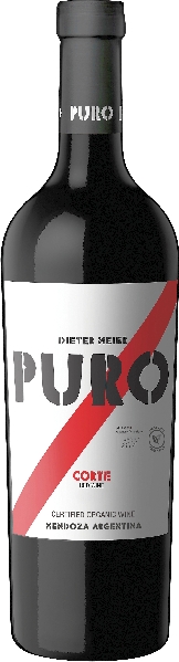 Dieter Meier Puro Corte Jg. 2021 Cuvee aus 50 Proz. Malbec, 35 Proz. Cabernet Sauvignon, 15 Proz. Cabernet Franc in französischen Eichenholzfässern gereift
